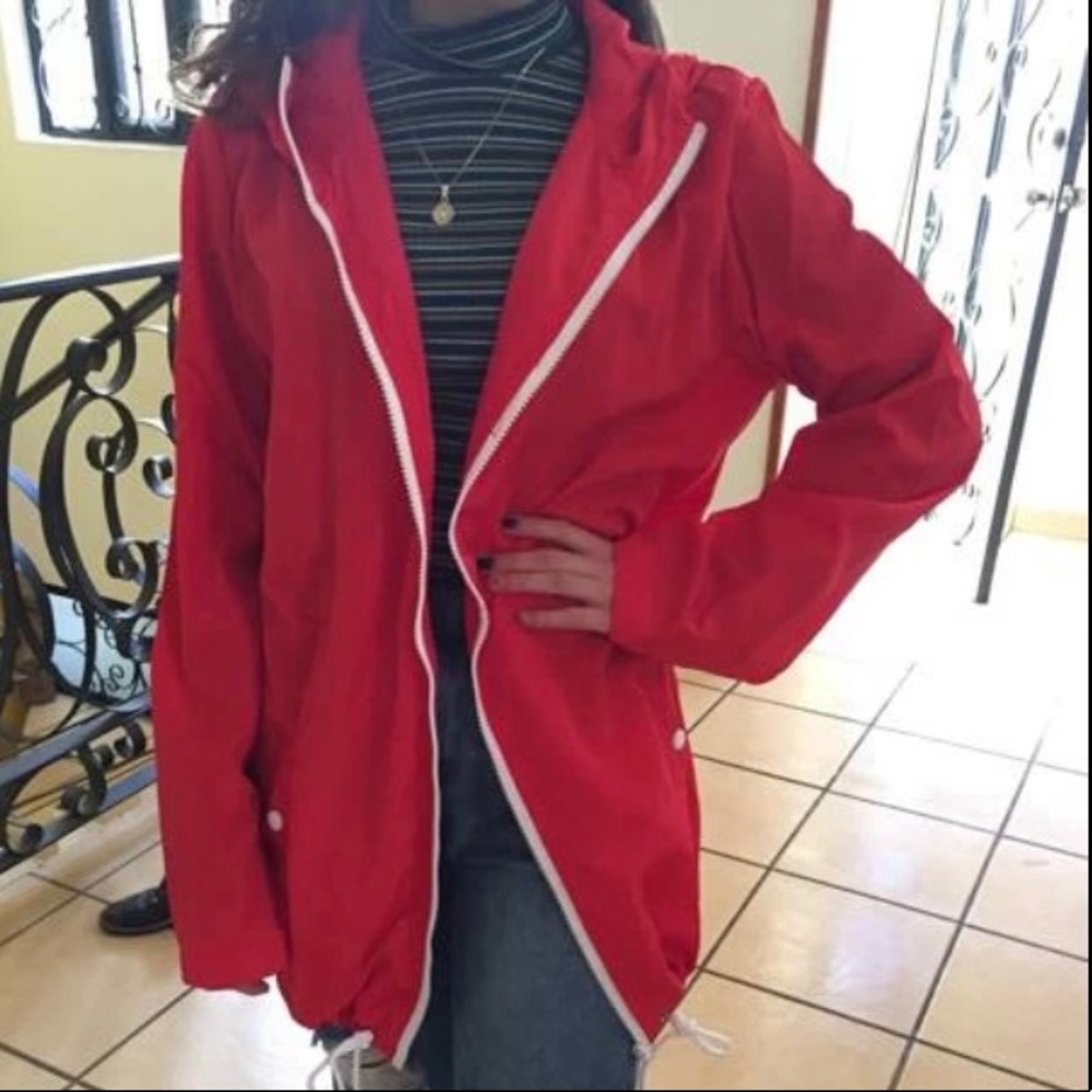 -Red Windbreaker - Picture 6 of 6